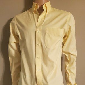 Joseph A Banks Medium Yellow button down shirt